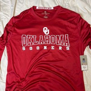 NWT Mens long sleeve Oklahoma Sooners shirt XL